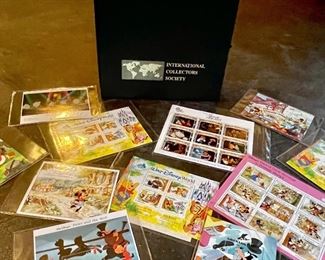 International Collectors Society Disney Stamp Sets