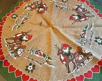 Burlap Gnome Tablecloth/Tree Skirt