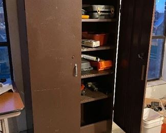 Vintage Metal Storage Cabinet