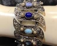 blue bracelet stones