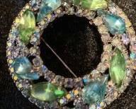 blue green stone circle