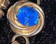 blue stone woven circle