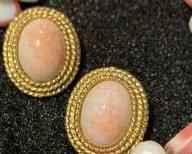 coral earrings