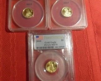 10th oz Gold Eagles