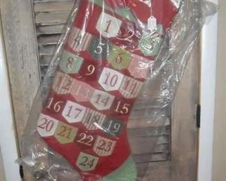 Large Advent Stocking