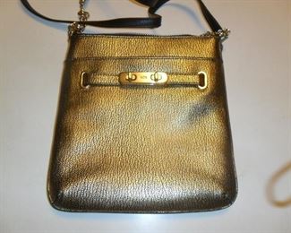 Gold Coach Crossbody purse