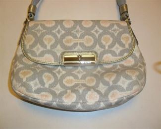 Silver Coach purse