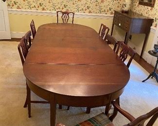 Mahogany Dining Table made by Milton Safran
