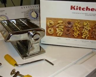 Pasta machine, Kitchen Aid Pasta attachment