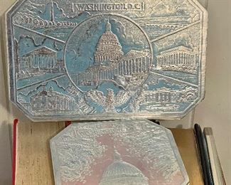 Washington DC hot plates vintage