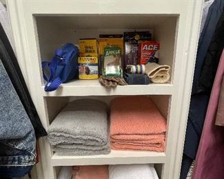 towels and bathroom supplies