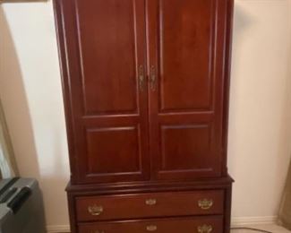 TV Armoire with 3 Drawers