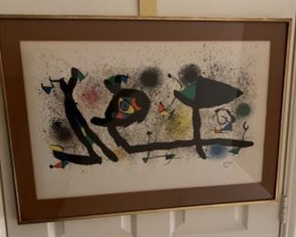 Joan Miro,  Sculpures                                                                Signed and Authentication Seal on Back                                      Miro  was a Spanish painter, sculptor and ceramicist .  He was born in Barcelona, Spain                                           