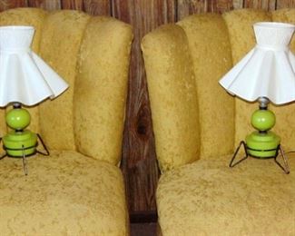 Pair of Mid-Century modern table lamps