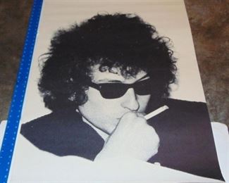VINTAGE ROCK-n-ROLL MUSIC POSTER - BOB DYLAN