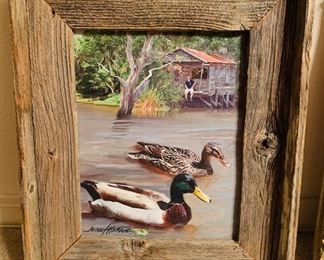 Duck Oil on Canvas