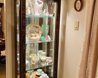 Chinoiserie Decorated Display Curio
