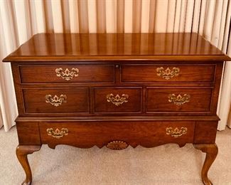 Lane Cedar Chest in the Form of a Chippendale Lowboy 