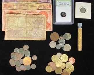 Coins and currency 