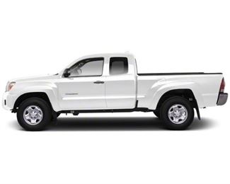 2013 Toyota Tacoma about 33900k miles. White Access Cab (Stock Photo) There will be a bid box available where you can submit an offer. The box will be opened on Saturday afternoon and the top 5 best offers will be invited to come test drive and amend the bid on Sunday. 