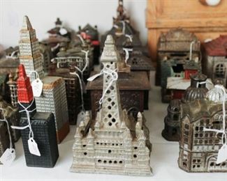 Large collection of vintage still banks