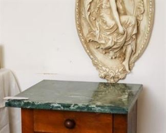 Antique single door cabinet