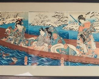 Utagawa Kuniyoshi triptych 