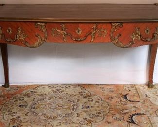 antique French Marquetry ormolu mounted desk