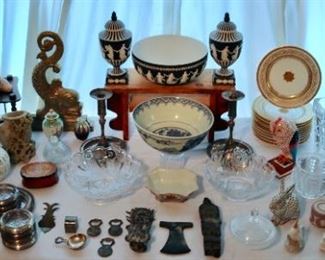 English, French, American porcelain