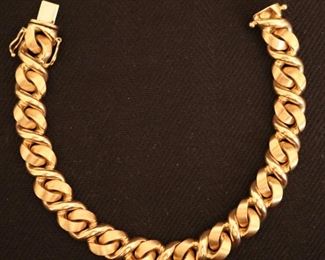 Italian 18k heavy bracelet
