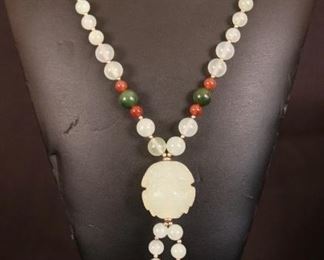 Carved Jade necklace