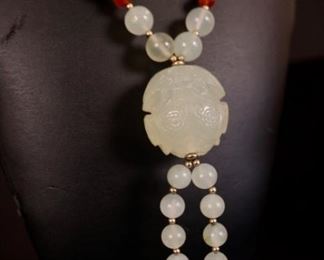 Carved Jade necklace