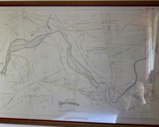 Over a dozen local Morris County late 19th & early 20th c antique maps