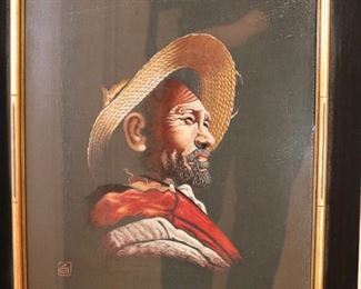 Japanese Needlework on silk