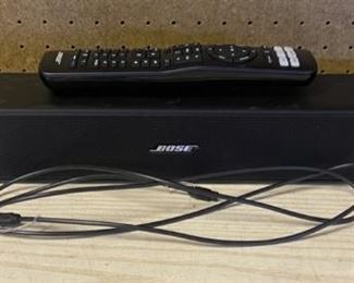 Bose Solo 5 TV 21.5 Inch Sound Bar With Remote, Power Cable, And Optical Line
