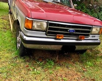 1990 Ford F250 3/4 ton P/U 2WD 8 Cylinders G 7.5L MFI OHV 460 VIN # 1FTHX25G6LKA29933 w/ 115,714 miles