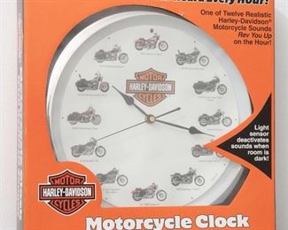 MOTORCYCLE CLOCK WREALISTIC SOUNDS