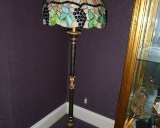 Tall Tiffany Style Floor Lamp newer