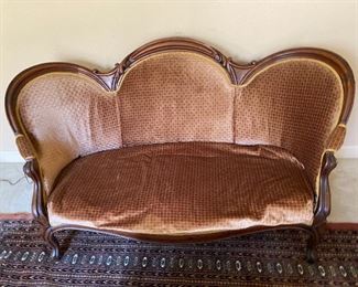 Victorian sofa, needs bottom support or new cushion