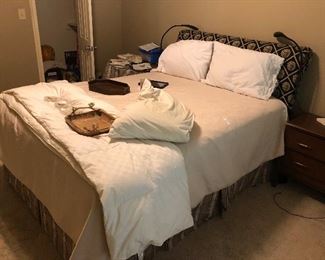 Queen bed with Padded headboard