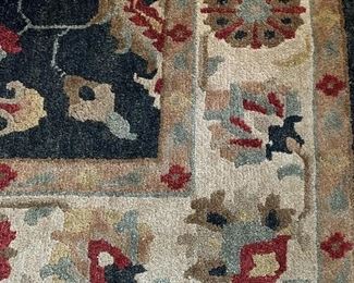 Handmade in India 100% Wool Pile 9'6" x 13'6" Sedona Collection Area Rug