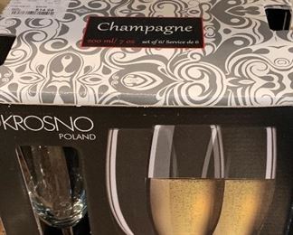 Krosno Champagne Glasses