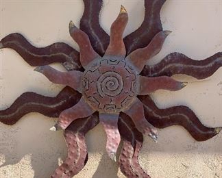Metal Wall Art Sun