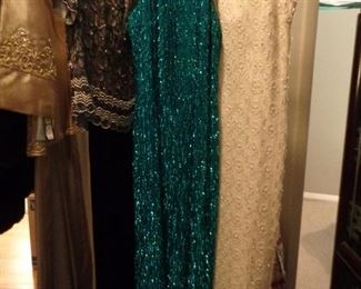 sequined evening gowns
