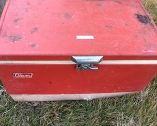 Vintage Coleman ice cooler 