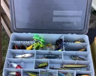 Fishing Lures in tacklebox