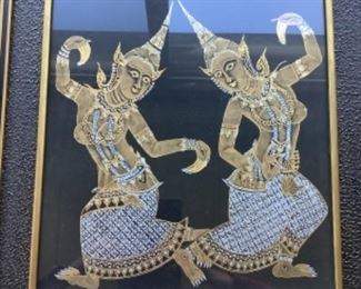 Hindu artwork- about 10 pieces total 