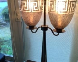 Stifel Parzinger 1950's Art Deco Style Lamp- Rare! 