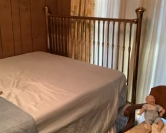 Brass full bed