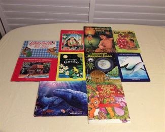 Afm060 Ten Hawaiian Children’s Hardcover Books 